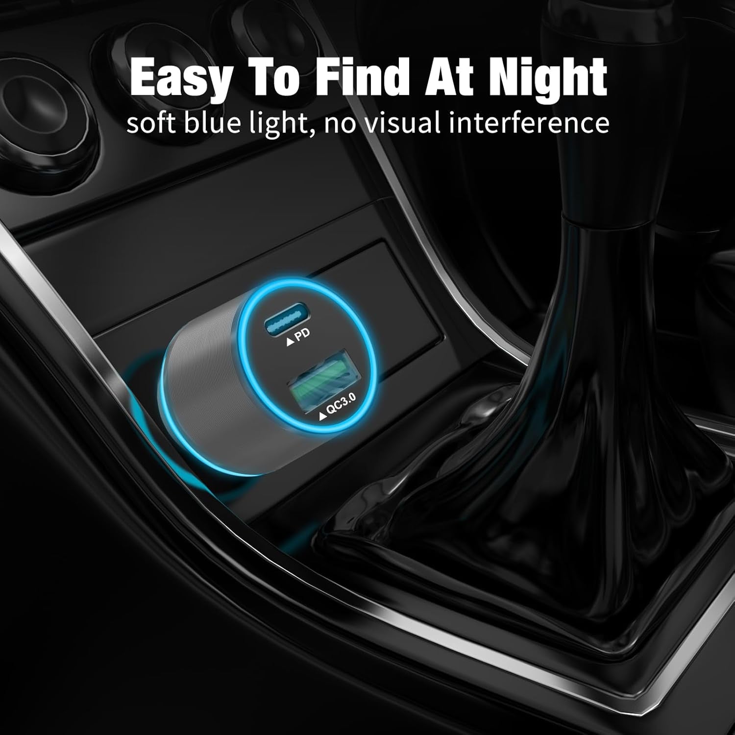 Dual USB Car Charger Adapter,  20W Fast Charge Car Charger Compatible for Iphone 15 Pro Max/Plus/14/13/12/11/Xs/Xr/8/Se 2020/Ipad 8Th/Pro/Air 4/Mini, Google Pixel, Samsung Cigarette USB Charger